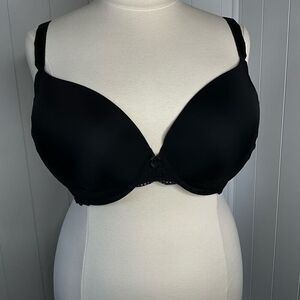 Torrid Curves Womens Plus Size 44F Underwire Lace Bra Black Adjustable Straps